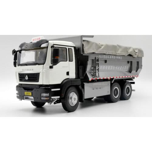 Diecast 1:24 SINOTRUK C6G Dump Truck Alloy Simulation Model Vehicle Collection Souvenir Ornaments Display Decoration Gift