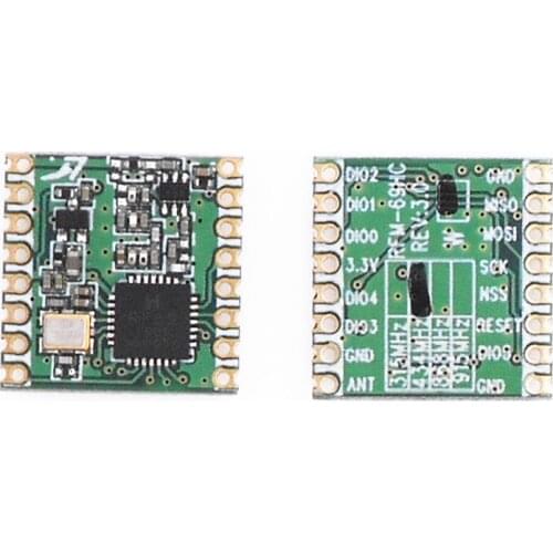 2pcs/lot RFM69HC RFM69HCW 100nW frequency transceiver module 433MHZ 868MHZ 915MHZ can be selected
