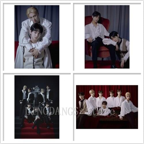 5D DIY Full Drill Diamond Painting Kpop Band ENHYPEN Portrait Fashion Boys Diamond Mosaic Embroidery Cross Stitch Art Home Decor