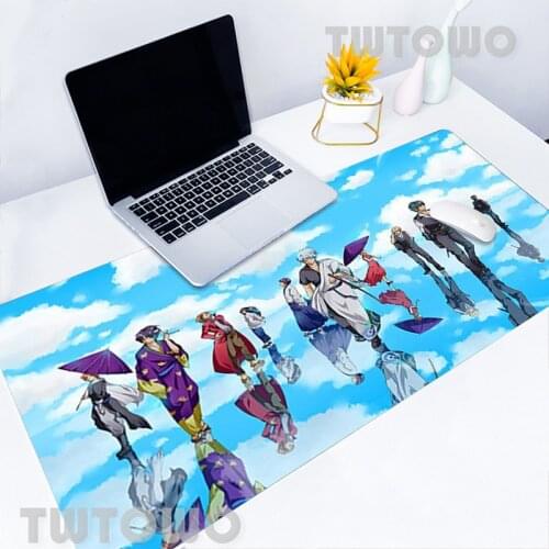 Non Slip Pc Gintama Gamer Hot Sell Custom Mouse Mat Cartoon Gamer Art Lovely Soft Anti-slip Home Mice Pad Desktop Mouse Pad