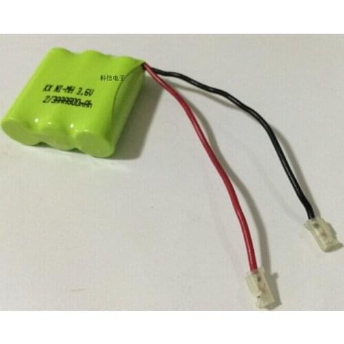 MasterFire 10pcs/lot New Ni-MH 2/3AAA 3.6V 800mAh 2/3 AAA Ni-MH Rechargeable Battery Pack With Plugs For Cordless Phone