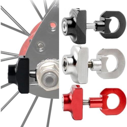 Single Speed Bike Bicycle Chain Adjuster Tensioner Aluminum Alloy Bolt Tool