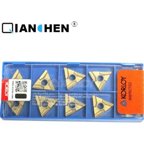 Original Korea Korloy TNMX160404R-X416 CC15 TNMX160408L NC3020 TNMX160408R NC3020 (10pcs/lot)internal Turning Tool Inserts