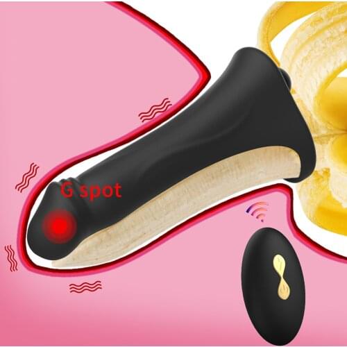 Couple G-Spot Vibrator With Cockring Delay Ejaculation Vagina Clitoris Stimulator Penis Vibrator Long Lasting Erection Sex Toy