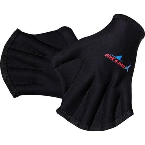 Swimming Gloves Diving Hand Flippers Training Swim Finger Frog Webbed Gloves Paddle Diving Equipment