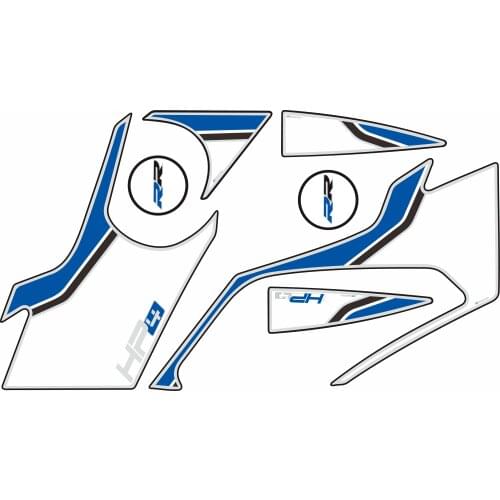 Front Fairing Motor Number Board 3D Gel Protector for BMW 2012-2014 S1000RR S1000 RR HP4