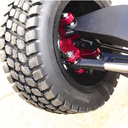 Front Steering Cup + Stainless Steel Front Rear Steering Rod for LOSI 1/10 BAJA REY RC Crawler Car Upgrade Parts