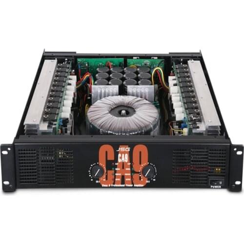 JSG Tianyin 2x900W stage professional power amplifier, home fixed resistance fever preamplifier pure post-stage amplifier