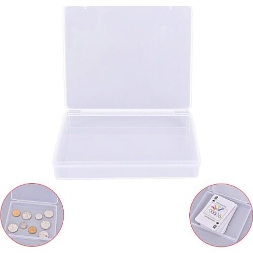1PC Transparent Plastic Boxes Playing Cards Container PP Storage Case Packing Poker Game Card Box For Pokers
