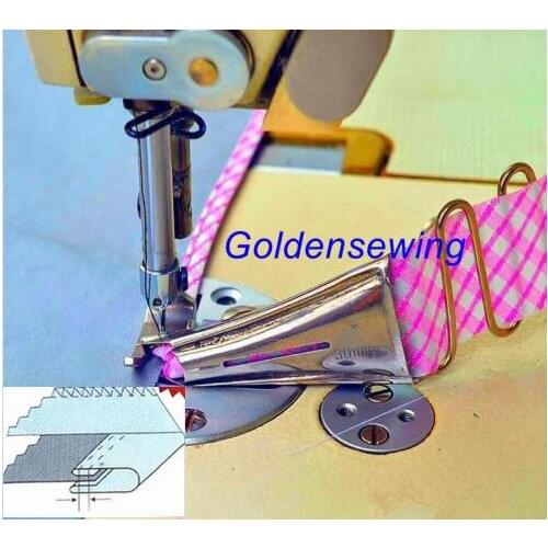 Adjustable Double Fold Right Angle Bias Binder For JUKI DDL-8500 8700 5550 8300