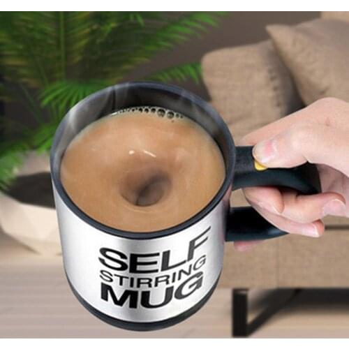 Self Stirring Mug Mixer Mini Electric Blender Portable Coffee Tea Cup Stainless Steel Automatic Lazy Mixing Auto Stirring Mug