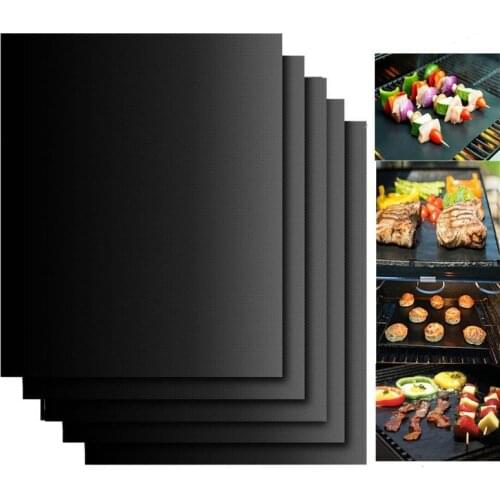 Silicone Baking Mat Kitchen Accessories Cooking Mat Black Reusable Nonstick Sheet Oven Tray Kitchen Gadgets Kitchen Tools