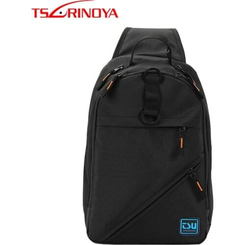 TSURINOYA Fishing Bag 35x24x11cm Waterproof Lure Fishing Tool Cover Fishing Bait Box Storage Outdoor Fishing Backpack Pesca