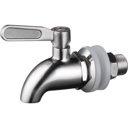 Wine Barrel Water Spigot Tap 304 Stainless steel Faucet For Wine Beer Oak Barrel Beverage Dispenser Kitchen Dining Bar Supplies