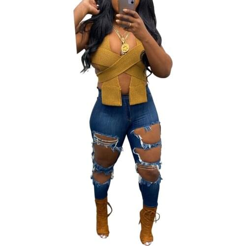 Womens Knit Crop Tank Tops, Sexy Sleeveless Solid Color Tie Front Bandage Camisole