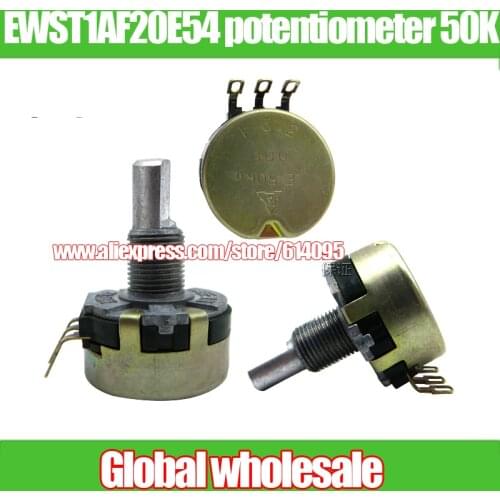 1pcs EWST1AF20E54 enthusiast high precision potentiometer 50K for Panasonic 20MM half shaft
