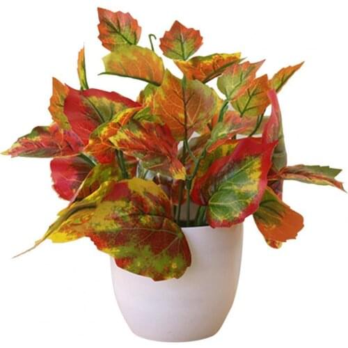 2021 Simulated Potted Plant Unfading Anti-corrosive Plastic Simulation Plant Potted Small Bonsai Wedding Party Garden Decor