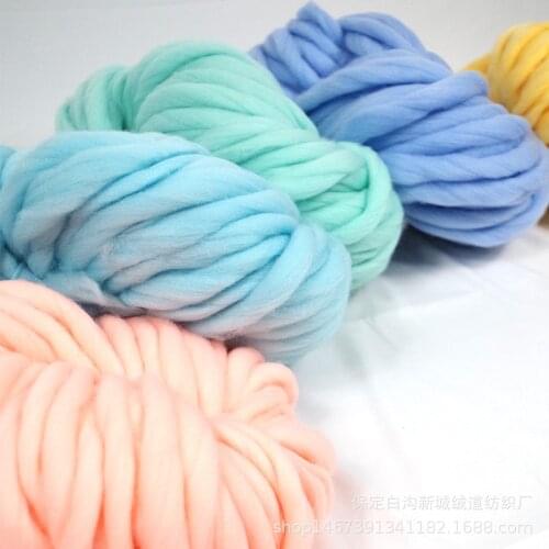 250g Soft Knitting Chunky Wool Yarn Ball DIY Hat Scarf Thick Warm Hand-knitted 20 Colors