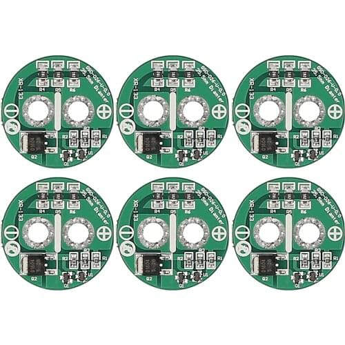 6Pcs 2.5V Super Farad Capacitor Protection Board Lithium Battery Protection Board Voltage Limiting Circuit Board