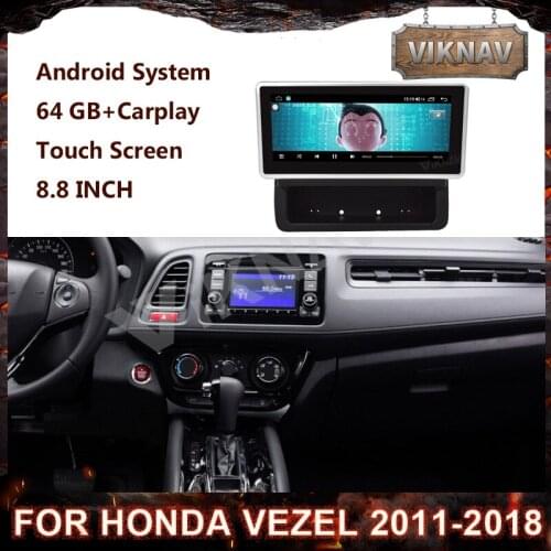 Android 10.0 Stereo 4+64 Car Radio Recorder Head Unit For Honda VEZEL 2011-2018 Screen Multimedia Player Audio GPS navigation