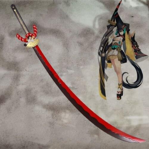Anime Onmyoji Demon Knife Girl Cosplay Prop Sword SSR Yoto Hime Youtouhime Cosplay Sword Weapons Props for Halloween Christmas