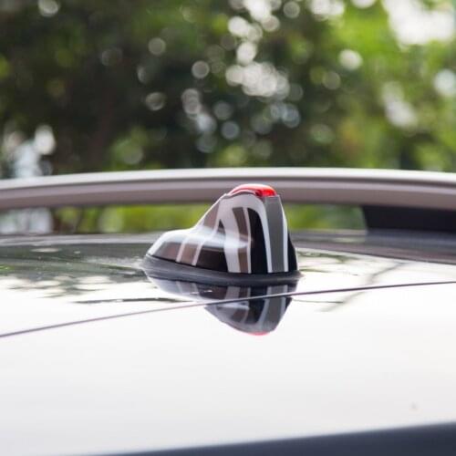 Car Exterior Trim Antenna Base Decoration Cover Sticker For BMW MINI Cooper Clubman F54 F60 Countryman Car Styling Accessories