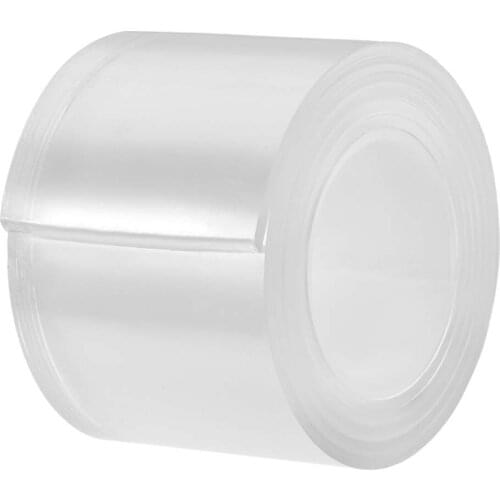 Uxcell 1-31/32 Inch x 6.5Ft Reusable Nano PU Gel Double Sided Adhesive Tape for Home Office Car 2mm Thickness Clear
