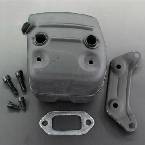 Muffler Exhaust Silencer Bracket Bolt Gasket Kit For Husqvarna 385 390 372 371 365 362 Chainsaw Repair Tool parts Replacement