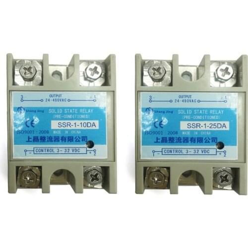 Good quality 10A 25A DC control AC solid state relay module contactless switch function industry class SSR solid state relay