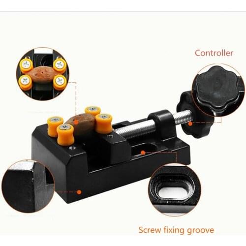 Mini Flat Pliers Vise Clamp Table Bench Vice for Jewelry DIY Tool For Woodworking Carving