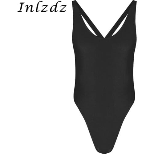 Mens Sissy Lingerie Thong Bodysuit Criss-Cross Backless Gymnastics Leotard Jumpsuit Exotic Body String Thong Underwear Bodysuit