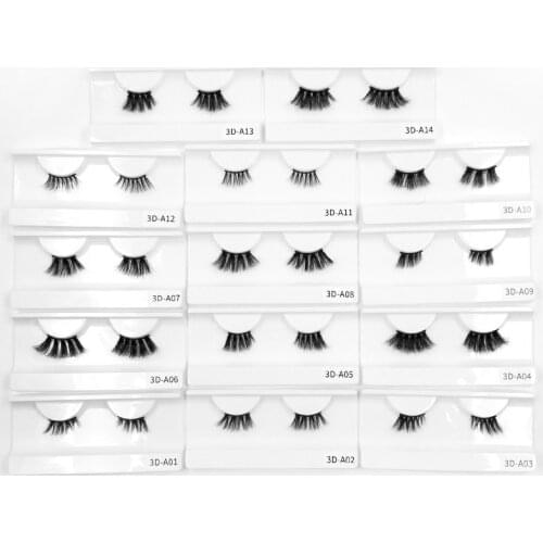 Wholesale High Quality 3D Mink Lash Pro Beauty Makeup Mini Half Corner Black False Eyelashes Natural Fake Eye Lashes Makeup