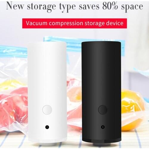 Portable Household Automatic Vacuum Sealer Pump Machine Electric Air Vacuum Pump For Clothes Quilt Food Vegetable Fruit