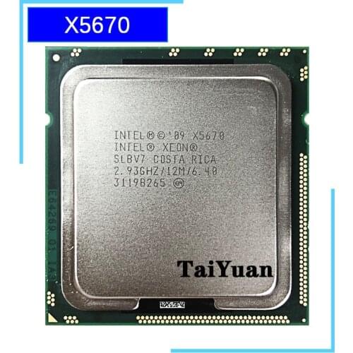 Intel Xeon X5670 2.933 GHz Six-Core Twelve-Thread CPU Processor 12M 95W LGA 1366C