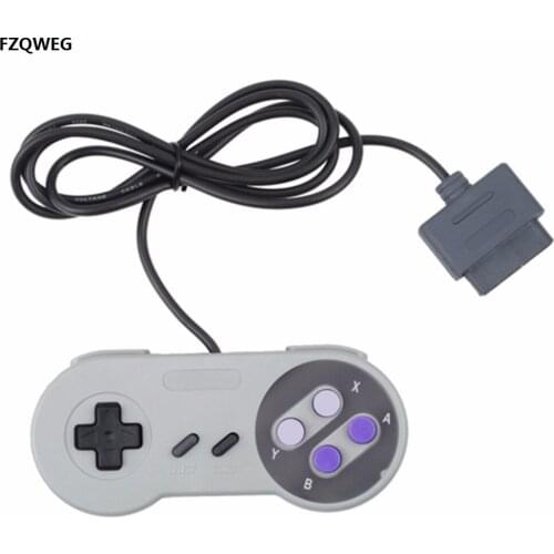 FZQWEG Wired Joypad Controller for Super Nintendo SNES Genuine