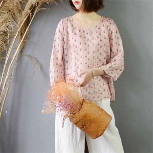 SCUWLINEN Women's Printed Shirts