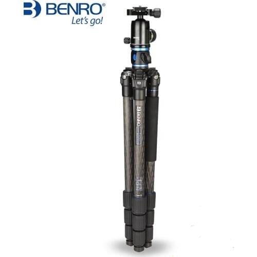 Benro GC258T Tripod Carbon Fiber Tripods Monopod For Camera 4 Section Carrying Bag Max Loading 14kg DHL Free Shipping