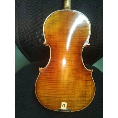 Maste 4/4 Violin flamed maple Guarneri model 1743 very nice tone NO13
