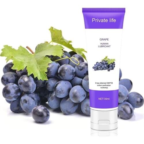 30/60ml Sex Lubricant Peach/Strawberry/Banana/Grape Sex Oil Vaginal/Anal/Penis Gel Adults oral products Fruit flavor Cream