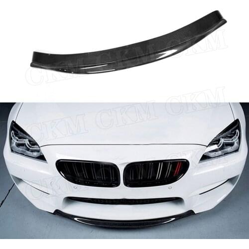 Carbon fiber Front Bumper Lip Spoiler for BMW 6 Series F06 F12 F13 M6 2013 2014 2015 2016 2017 2018