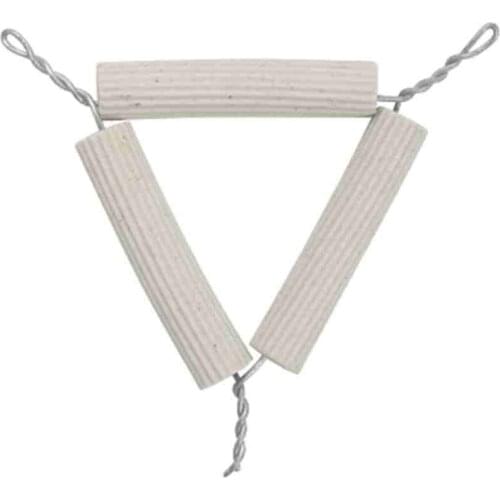 LOT2 Pipeclay Triangle 75x8mm For Lab Crucible On Tripod Bunsen Burner Lab Use