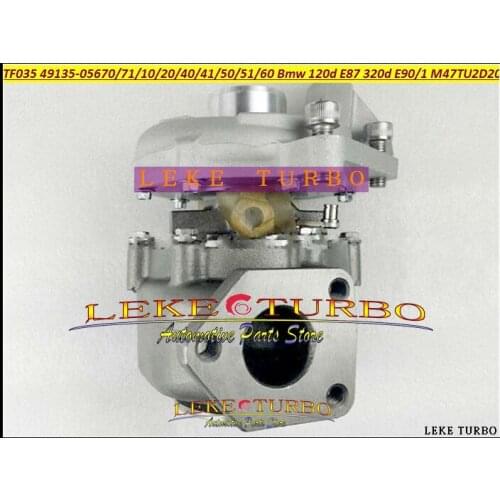 TF035 49135-05660 49135-05650 49135-05651 49135-05610 Turbo Turbocharger For BMW 120D E87 320D E90 E91 2003- M47T M47TU2D20 2.0L