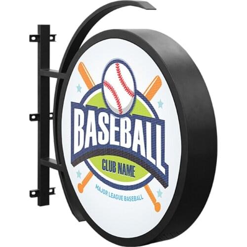 VCORELED HD Double Sides P5.92 Outdoor Waterproof IP67 Round Shape Video Display 3G 4G Wifi Advertising Board LOGO Screen