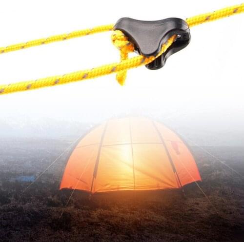 10Pcs Lightweight Large Outdoor Tent Triangle Rope Buckles Fastener for Camping