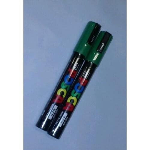 2X New beekeeping queen bee marking pen color GREEN marker posca PC5M