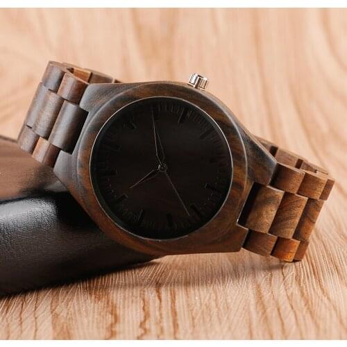 2020 Luxury Full Wooden Watches Mens Creative Unique Wrist Watch Bamboo Analog Quartz Watch Male Clock Sports Gift