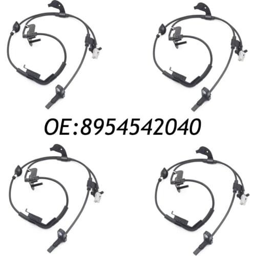 4PCS ABS Wheel Speed Sensor for 06 - 12 Toyota Rav4 Rear Right 8954542040 ALS1251 5S11395 SU12848 89545 42040 89545-42040