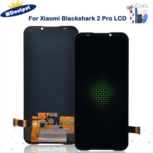 6.39”inches Original NEW Amoled For Black Shark 2 Pro DLT-A0 LCD Display Screen+Touch Digitizer For Xiaomi BlackShark 2 SKW-H0