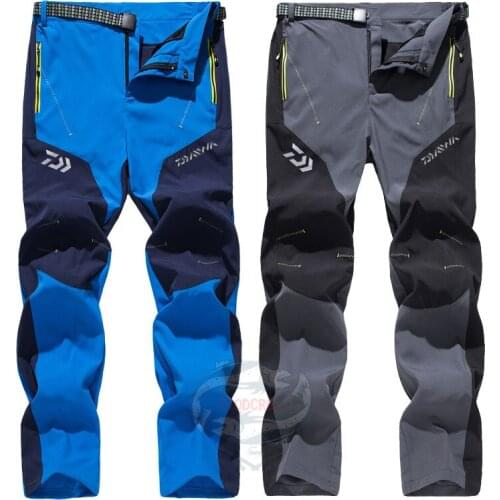 Daiwa Fishing Trousers Outdoor Quick-Drying Waterproof Casual Stretch Pants Breathable Sunscreen Camping Fishing Tactical Pants