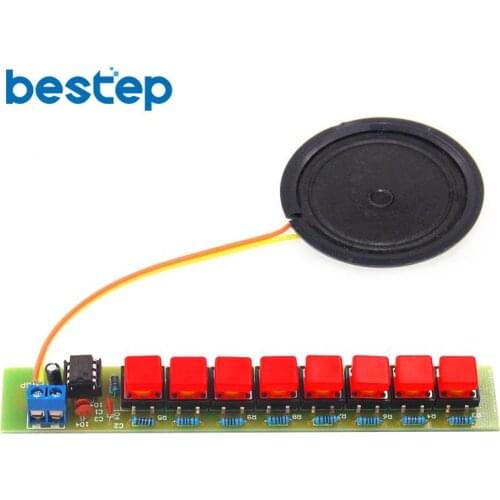 NE555 Keyboard Parts Eight-note Keyboard Electronic Production Kit DIY Fun Production